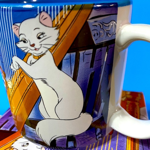 WALT DISNEY’S ARISTOCATS VTG 90’s NWT DISNEY STORE EXCLUSIVE CERAMIC MUG JAPAN - Picture 5 of 14